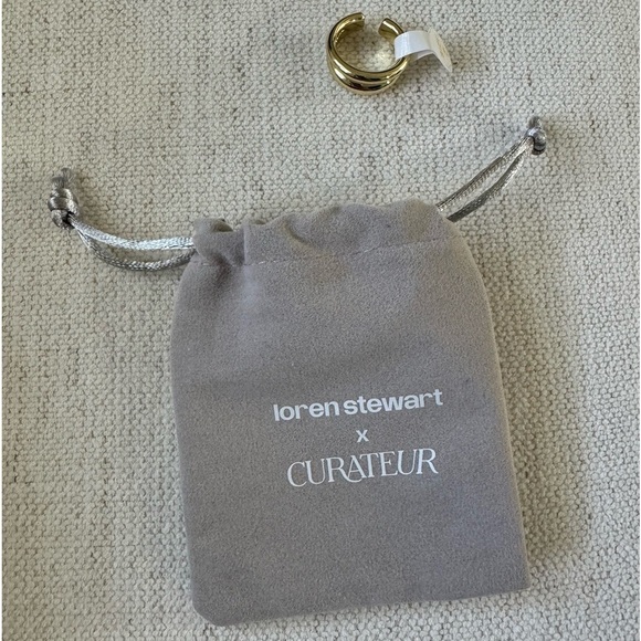 Loren Stewart x Curateur - Deux Open Band 14k Gold Plated Gold Ring - Picture 1 of 4